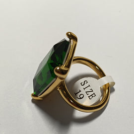 bague Harim Alsoultane pierre verte