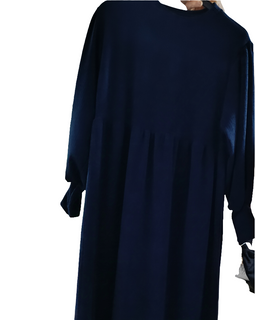 robe velours femme bleu nuit