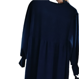 robe velours femme bleu nuit