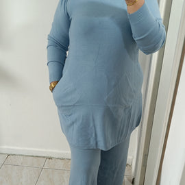 Ensemble maya bleu